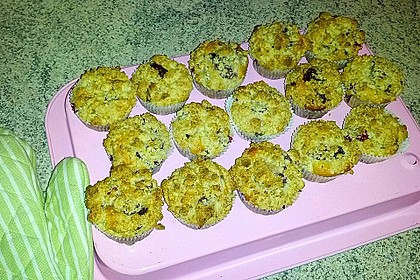 Kirsch - Muffins mit Kokosstreusel 21