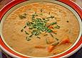 S&uuml;&szlig;kartoffel - Lauchsuppe