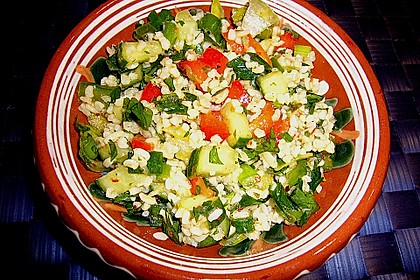 Bulgursalat mit Paprika und Petersilie 1