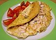 K&auml;se - Omelette mit Krabben