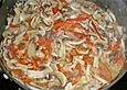 Kalbsgeschnetzeltes an einer Stroganoff - Sauce