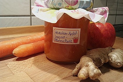 Karotten - Apfel - Ingwer - Marmelade 4