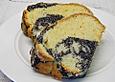 Mohnkuchen mit Zitronenguss