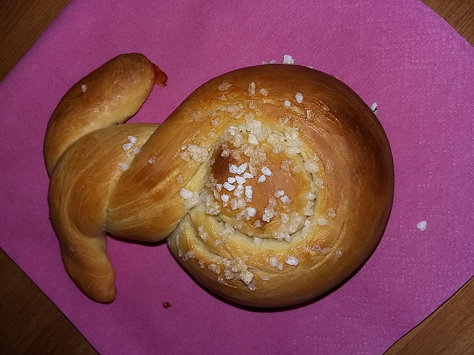 Hefeteig - Osterhasen (Rezept mit Bild) von lucy2208 ...