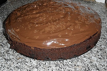 Schneller Kirsch - Nougat - Kuchen