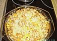 Nudelauflauf mit Mais und Shrimps