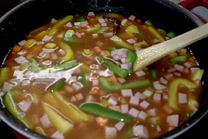 Serbische Bohnensuppe 1