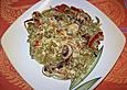 Gr&uuml;ner Bandnudelauflauf