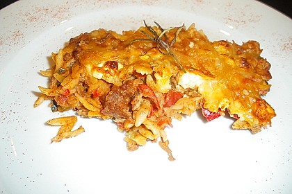 Kritharaki - Hackfleisch - Auflauf