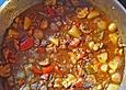 Kartoffelgulasch mit Hackfleisch und Pilzen
