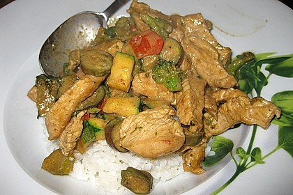 Thai Green Curry Chicken 8