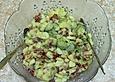 Kartoffelsalat mit D&ouml;rrfleisch und Gurke