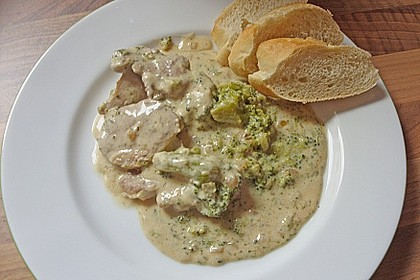 Annas Schweinefilet in Brokkoli - K&auml;sesauce