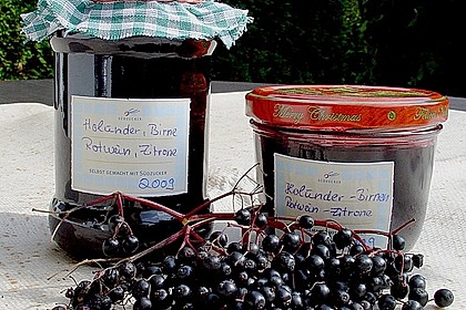 Holunder - Birnen - Marmelade 1