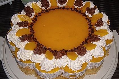 Pfirsich - Käsesahnetorte mit Choco Crossies 2