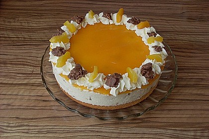Pfirsich - Käsesahnetorte mit Choco Crossies 1
