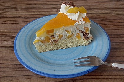 Pfirsich - Käsesahnetorte mit Choco Crossies 5