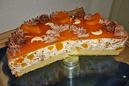 Pfirsich - Käsesahnetorte mit Choco Crossies 9