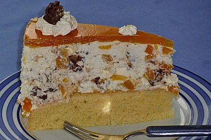 Pfirsich - Käsesahnetorte mit Choco Crossies 8