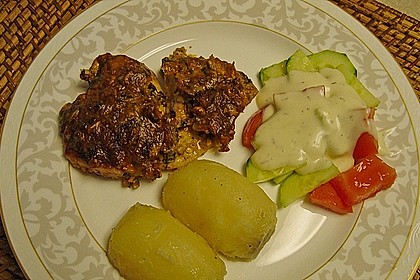 Filet vom Huhn mit Walnuss - Knoblauch - Kruste 22