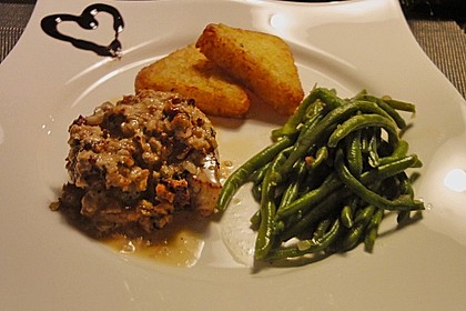 Filet vom Huhn mit Walnuss - Knoblauch - Kruste 30