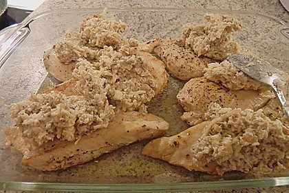 Filet vom Huhn mit Walnuss - Knoblauch - Kruste 31