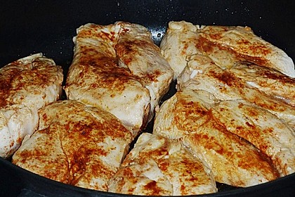 Filet vom Huhn mit Walnuss - Knoblauch - Kruste 37