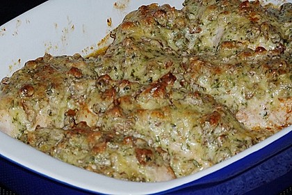 Filet vom Huhn mit Walnuss - Knoblauch - Kruste 41
