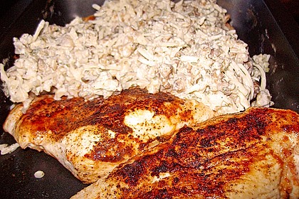 Filet vom Huhn mit Walnuss - Knoblauch - Kruste 48
