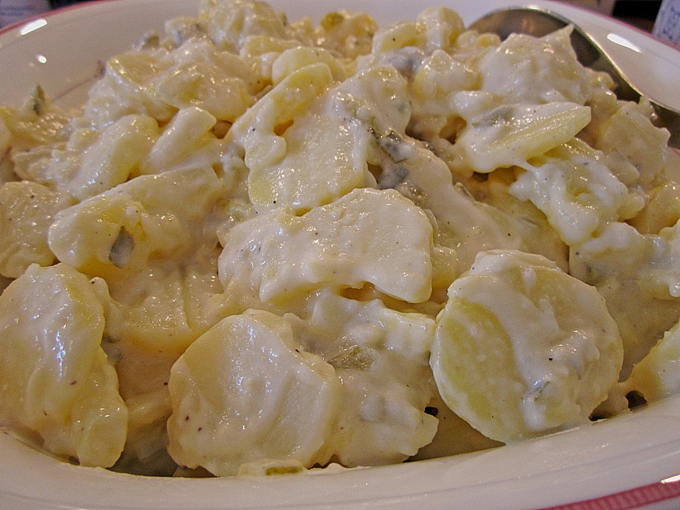 Kartoffelsalat mit Mayonnaise und Brühe (Rezept mit Bild) | Chefkoch.de