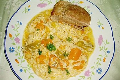 Putenkeule in fruchtiger Sahnesauce 1