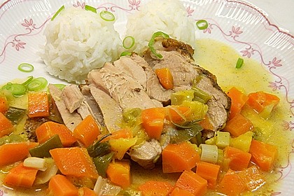 Putenkeule in fruchtiger Sahnesauce 3