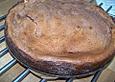 Schoko -  K&auml;sekuchen mit Mandeln