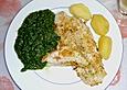 Pangasiusfilet mit W&uuml;rzspinat