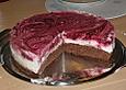 Marmorierte Beerentorte