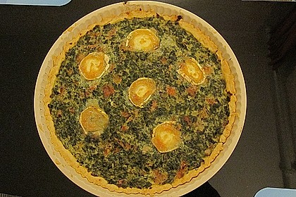 Quiche mit Spinat und Ziegenfrischkäse 38