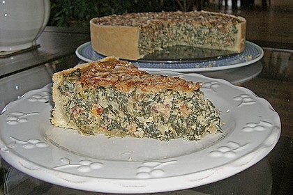 Quiche mit Spinat und Ziegenfrischkäse 13