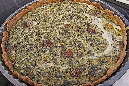 Quiche mit Spinat und Ziegenfrischkäse 19