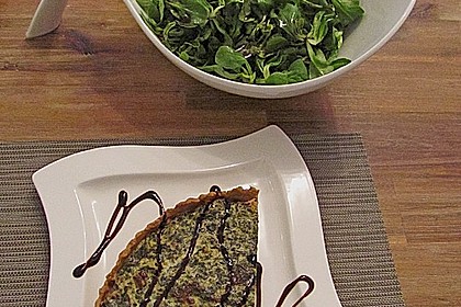 Quiche mit Spinat und Ziegenfrischkäse 18