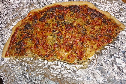 Quiche mit Spinat und Ziegenfrischkäse 34