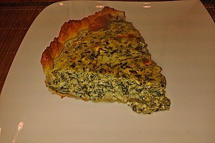 Quiche mit Spinat und Ziegenfrischkäse 15