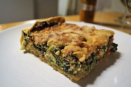 Quiche mit Spinat und Ziegenfrischkäse 27