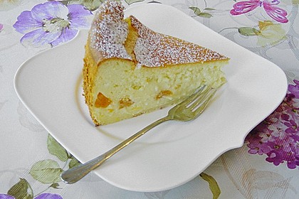 Saftiger K&auml;sekuchen ohne Boden 12