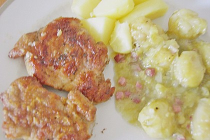 Schweinefilet auf Süßkartoffelpüree mit Lebkuchenjus und Rosenkohl 62
