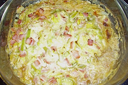 Lauch - Frischk&auml;se - Schnitzel 3