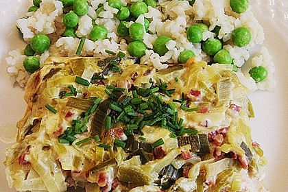 Lauch - Frischk&auml;se - Schnitzel 5