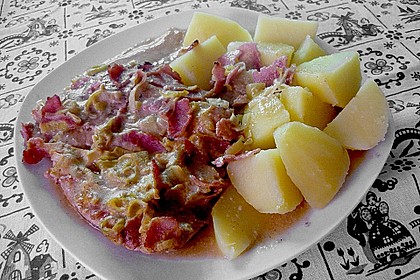 Lauch - Frischk&auml;se - Schnitzel 8