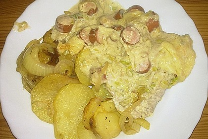 Lauch - Frischk&auml;se - Schnitzel 9