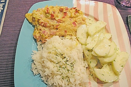 Lauch - Frischk&auml;se - Schnitzel 13