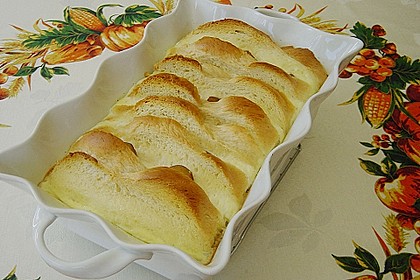 S&uuml;&szlig;er Brotauflauf  (Grundrezept + Varianten) 1
